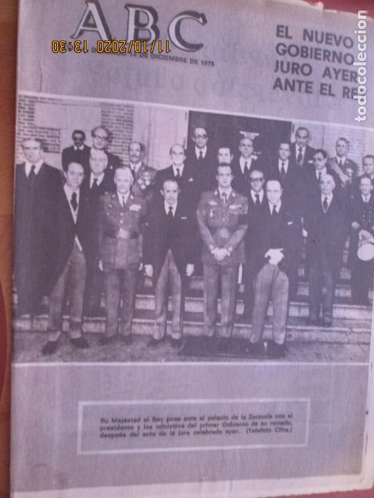 Coleccionismo de Revistas y Peri&oacute;dicos: ABC DIARIO SEVILLA - 14-11-1975 - EL NUEVO GOBIERNO JURO AYER ANTE EL REY