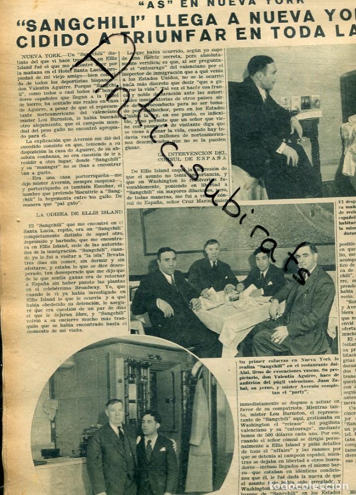 Collezionismo di Riviste e Giornali: REVISTA A&Ntilde;O 1936 SANGCHILI EL RAYO DE BALONCESTO EQUIPO FEMENINO DE HOCKEY ATHLETIC CLUB MADRID