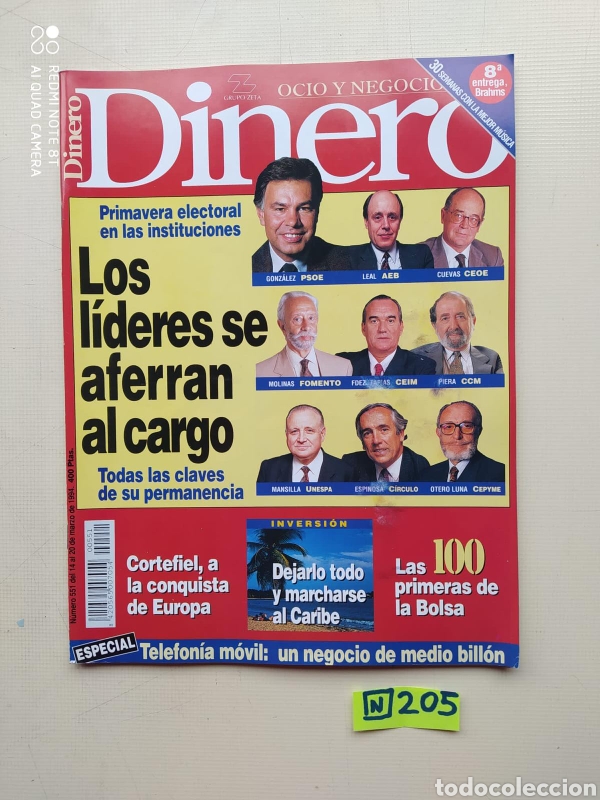 Coleccionismo de revistas y peri&oacute;dicos: Dinero