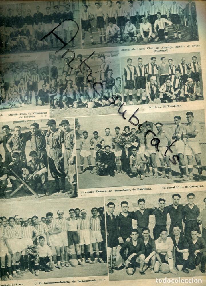 Coleccionismo de revistas y peri&oacute;dicos: REVISTA A&Ntilde;O 1936 OSASUNA FUTBOL ALENTEJO PAMPLONA PLASENCIA VILLANUEVA D CORDOBA LORCA INCHAURRONDO