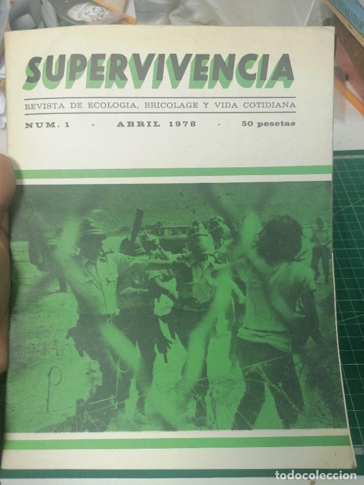 Collezionismo di Riviste e Giornali: Supervivencia. N. 1.abr.1978. Ecolog&iacute;a, Bricilage y Vida cotidiana