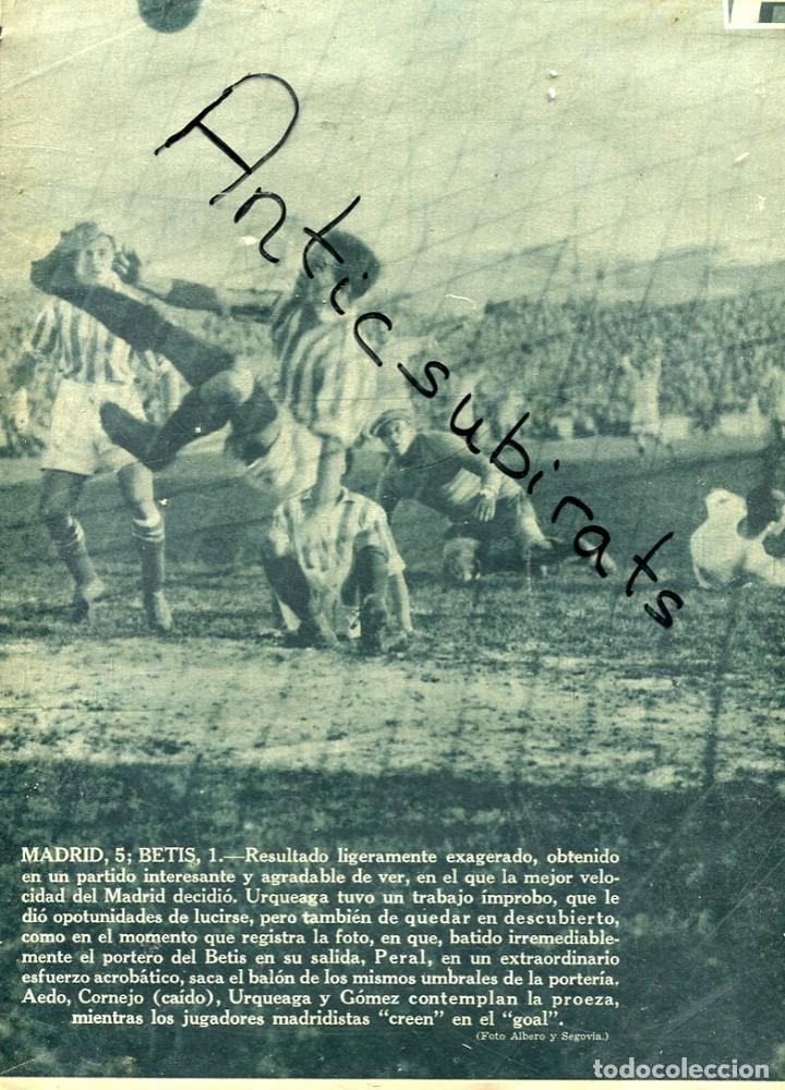 Coleccionismo de Revistas y Peri&oacute;dicos: REVISTA A&Ntilde;O 1936 FUTBOL URQUEAGA PERAL AEDO CORNEJO GOMEZ SEMANA SAMITIER RAMON LAFUIENTE DIRIGIBLE