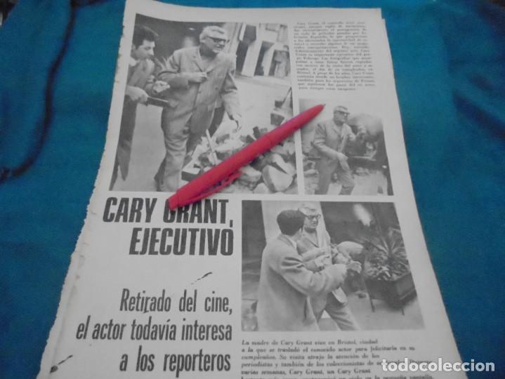 Collezionismo di Riviste e Giornali: RECORTE : GARY GRANT, EJECUTIVO. MISS, FEBRERO 1972