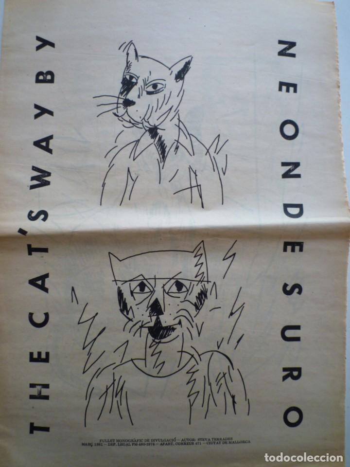 Sammeln von Zeitschriften und Zeitungen: NEON DE SURO. MONOGR&Aacute;FICO. THE CAT&rsquo;S WAYBY. STEVA TERRADES. 1981