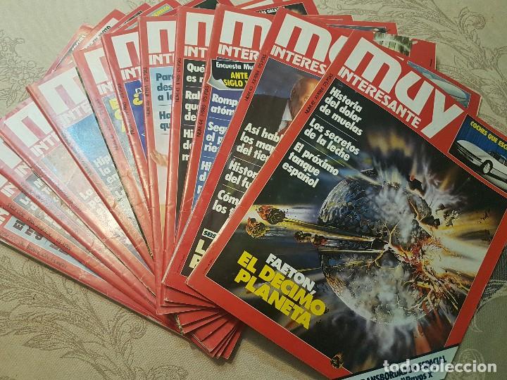 Coleccionismo de Revistas y Peri&oacute;dicos: LOTE DE 12 REVISTAS MUY INTERESANTE. PRIMEROS N&Uacute;MEROS VARIADOS A&Ntilde;OS 1984-1985