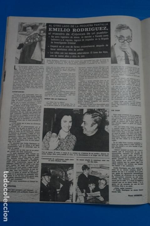 Coleccionismo de Revistas y Peri&oacute;dicos: RECORTE CLIPPING DE EMILIO RODRIGUEZ REVISTA SEMANA N&ordm; 1705 PAG. 64 L7