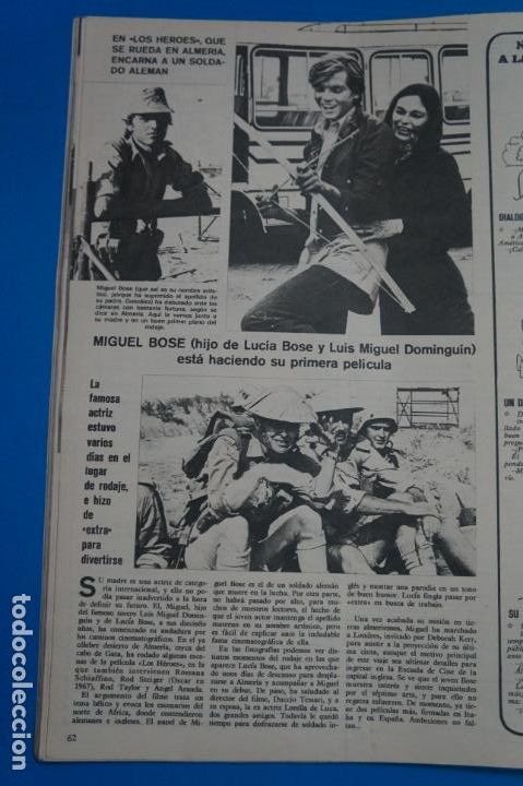 Coleccionismo de Revistas y Peri&oacute;dicos: RECORTE CLIPPING DE MIGUEL BOS&Eacute; REVISTA SEMANA N&ordm; 1705 PAG. 62 L7