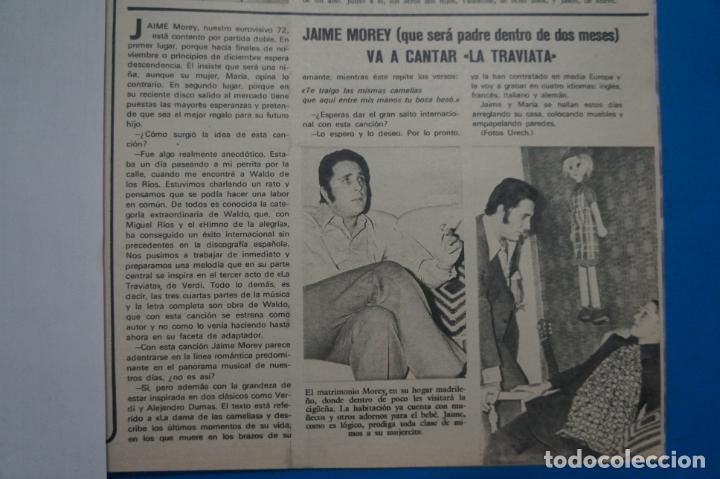 Coleccionismo de Revistas y Peri&oacute;dicos: RECORTE CLIPPING DE JAIME MOREY REVISTA SEMANA N&ordm; 1704 PAG. 71 L7