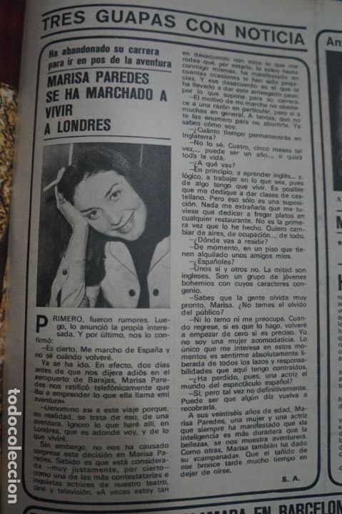 Coleccionismo de Revistas y Peri&oacute;dicos: RECORTE CLIPPING DE MARISA PAREDES REVISTA SEMANA N&ordm; 1704 PAG. 55 L7