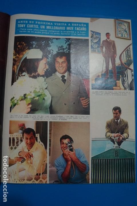 Coleccionismo de Revistas y Peri&oacute;dicos: RECORTE CLIPPING DE TONY CURTIS REVISTA SEMANA N&ordm; 1704 PAG. 47 Y 48 L7
