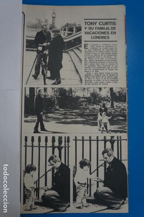 Coleccionismo de Revistas y Peri&oacute;dicos: RECORTE CLIPPING DE TONY CURTIS REVISTA SEMANA N&ordm; 1701 PAG. 55 L7
