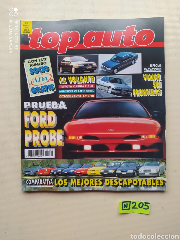 Coleccionismo de revistas y peri&oacute;dicos: Top Auto - Foto 1