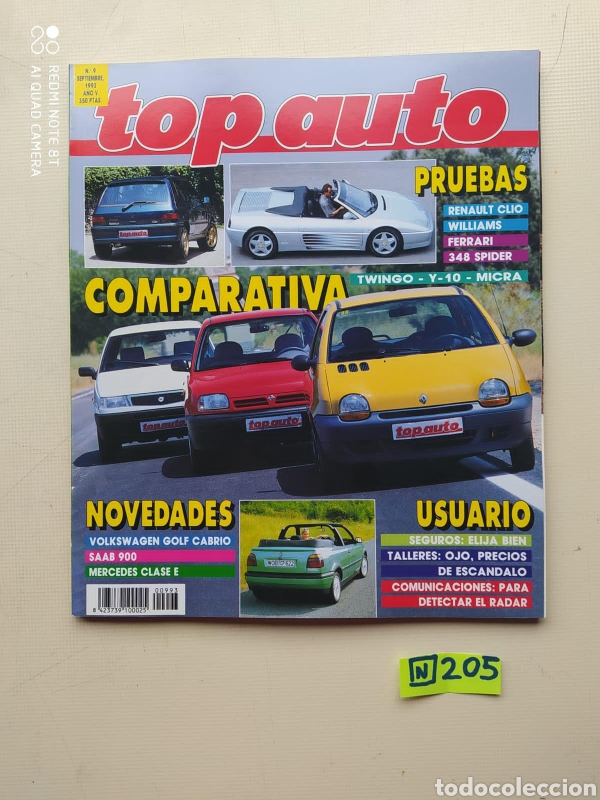 Coleccionismo de revistas y peri&oacute;dicos: Top Auto - Foto 1