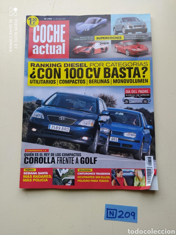 Coleccionismo de Revistas y Peri&oacute;dicos: Coche Actual