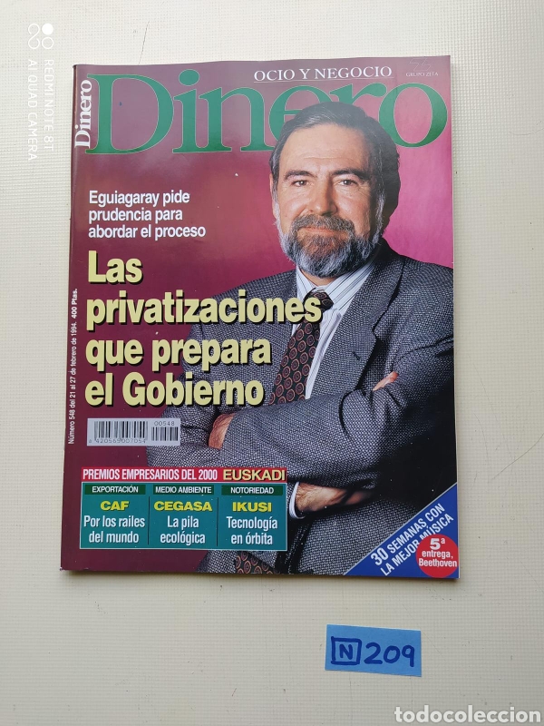Coleccionismo de revistas y peri&oacute;dicos: Dinero - Foto 1