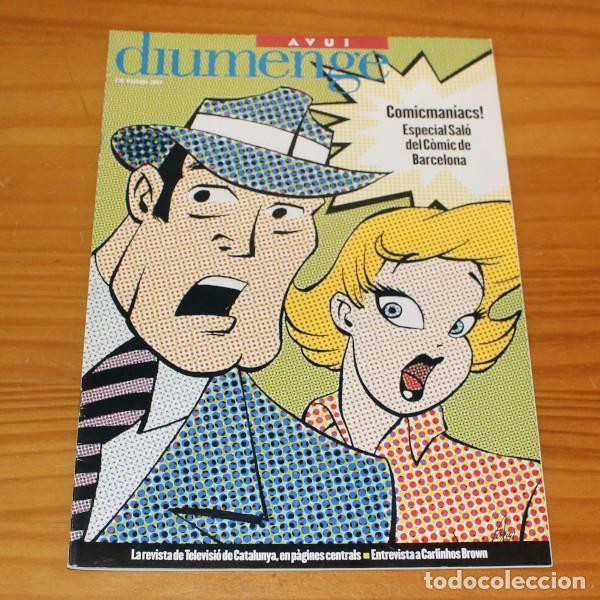 Collectionnisme de Revues et Journaux: AVUI DIUMENGE, 2 MAIG 2004. ESPECIAL SALO DEL COMIC, CARLINHOS BROWN... EN CATALA