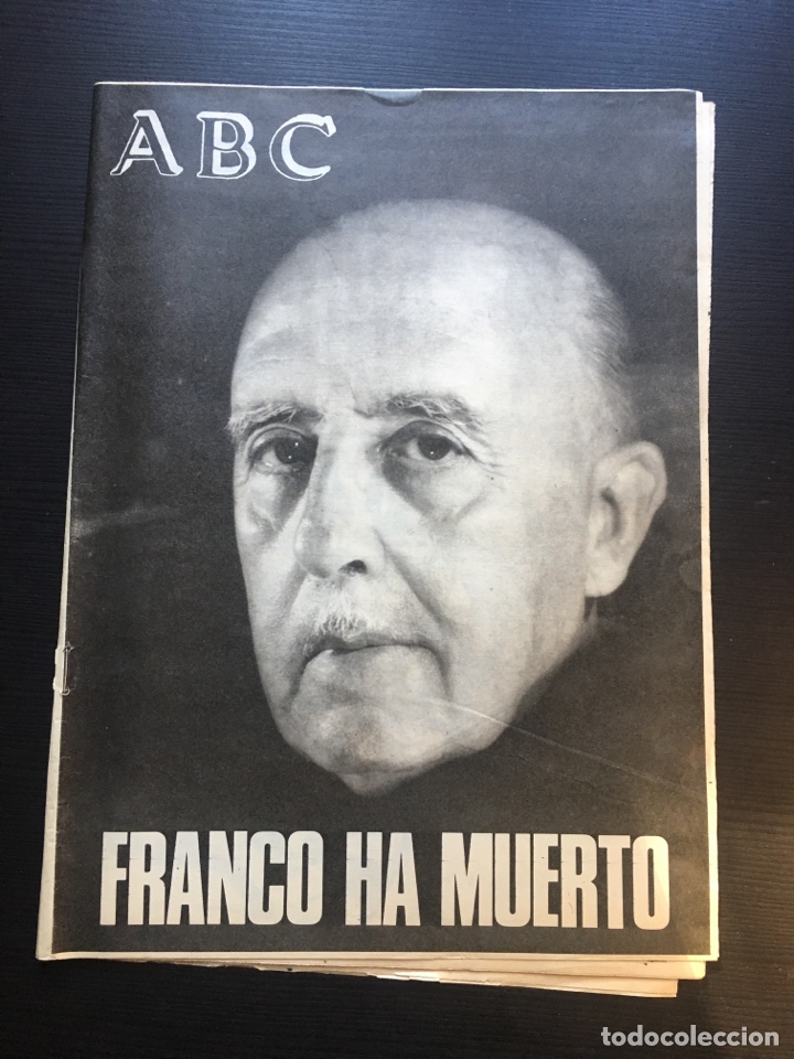 Coleccionismo de Revistas y Peri&oacute;dicos: Peri&oacute;dico ABC edici&oacute;n Madrid especial Franco ha muerto