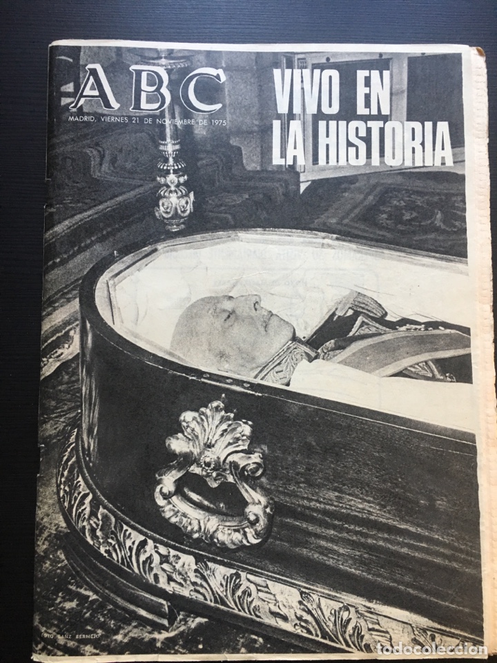 Coleccionismo de Revistas y Peri&oacute;dicos: Peri&oacute;dico ABC edici&oacute;n Madrid completo de 21 noviembre 1975