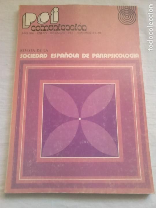 Coleccionismo de revistas y peri&oacute;dicos: Psi comunicaci&oacute;n, A&ntilde;o XIV - enero-diciembre 1988 - N.&ordm; 27-28 / REVISTA DE PARAPSICOLOG&Iacute;A S.E.P.