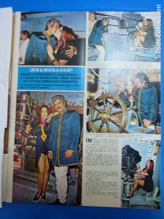 Coleccionismo de Revistas y Peri&oacute;dicos: RECORTE CLIPPING DE SARA MONTIEL Y OMAR SHARIF REVISTA SEMANA N&ordm; 1672 PAG. 3 Y 4 L9