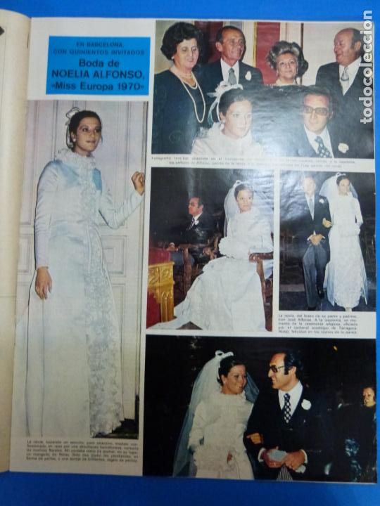 Coleccionismo de Revistas y Peri&oacute;dicos: RECORTE CLIPPING DE NOELIA ALFONSO MISS EUROPA 1970 REVISTA SEMANA N&ordm; 1666 PAG. 11 12 13 14 Y 15 L9