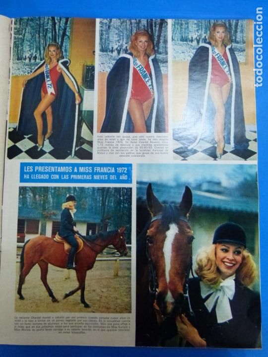Coleccionismo de Revistas y Peri&oacute;dicos: RECORTE CLIPPING DE MISS FRANCIA 1972 REVISTA SEMANA N&ordm; 1666 PAG. 23 L9