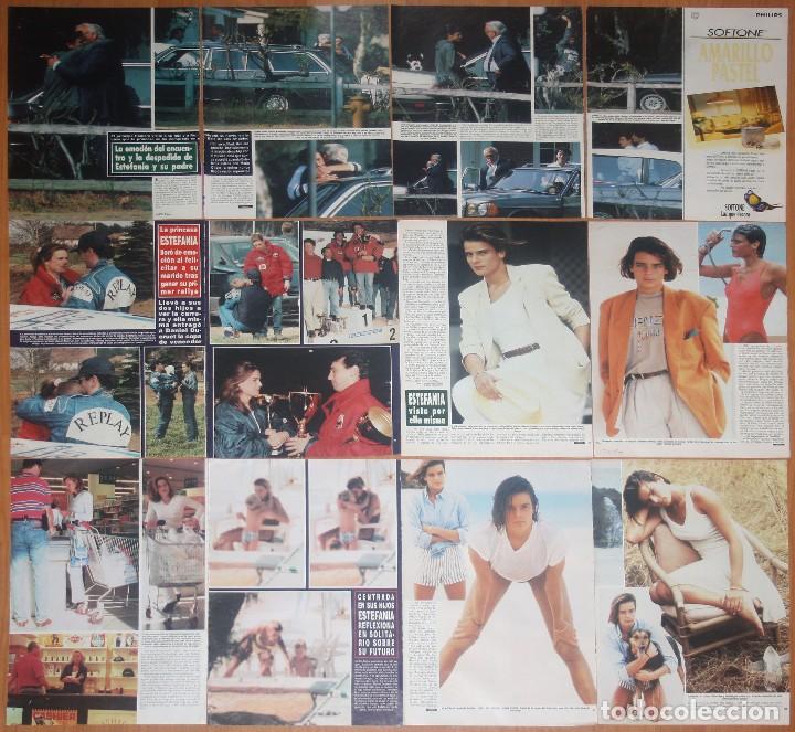 Collezionismo di Riviste e Giornali: PRINCESS STEPHANIE MONACO lote prensa clippings 1980s90s magazine articles sexy fotos estefania
