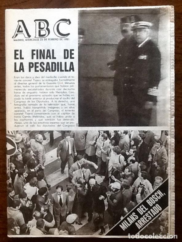 Coleccionismo de Revistas y Peri&oacute;dicos: DIARIO ABC. 1981..ENVIO INCLUIDO.