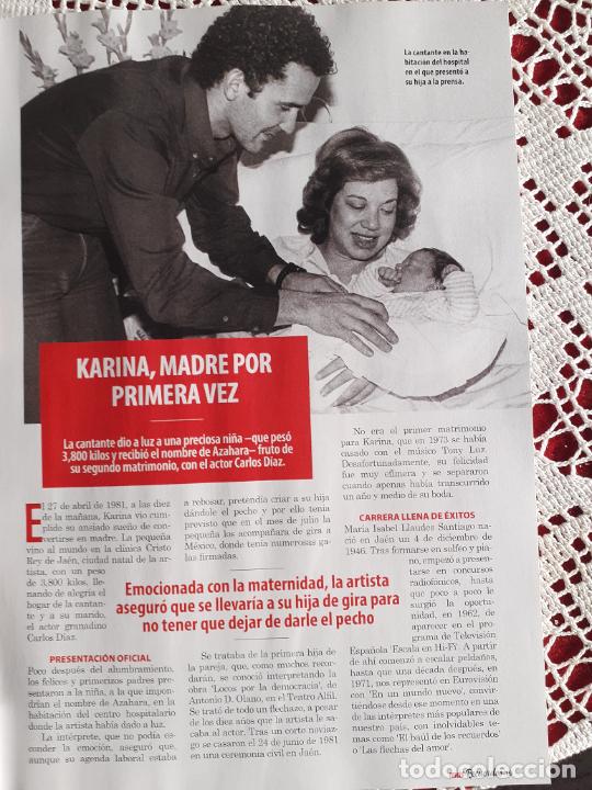 Coleccionismo de revistas y peri&oacute;dicos: KARINA RECORTE VINTAGE ORIGINAL