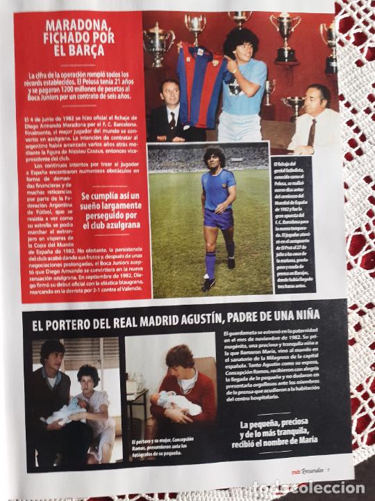 Coleccionismo de revistas y peri&oacute;dicos: MARADONNA AGUSTIN REAL MADRID BARCELONA