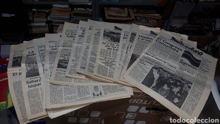 Coleccionismo de revistas y peri&oacute;dicos: Lote 14 n&uacute;meros MUNDO OBRERO 1978 leer descripci&oacute;n para numeros