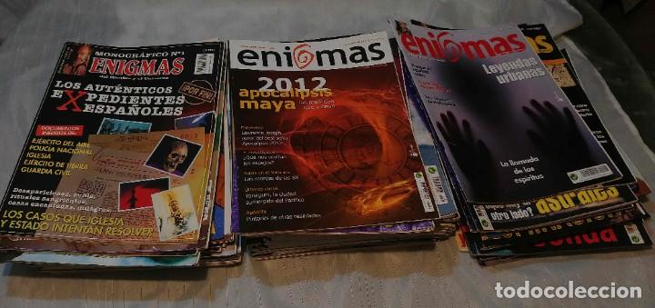 Coleccionismo de revistas y peri&oacute;dicos: Lote de 65 revistas Enigmas