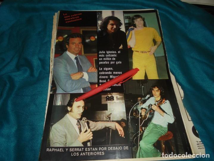 Coleccionismo de Revistas y Peri&oacute;dicos: RECORTE : LO QUE COBRAN LOS CANTANTES : MIGUEL BOSE, CAMILO SESTO..... SEMANA, AGOSTO 1979 (#)