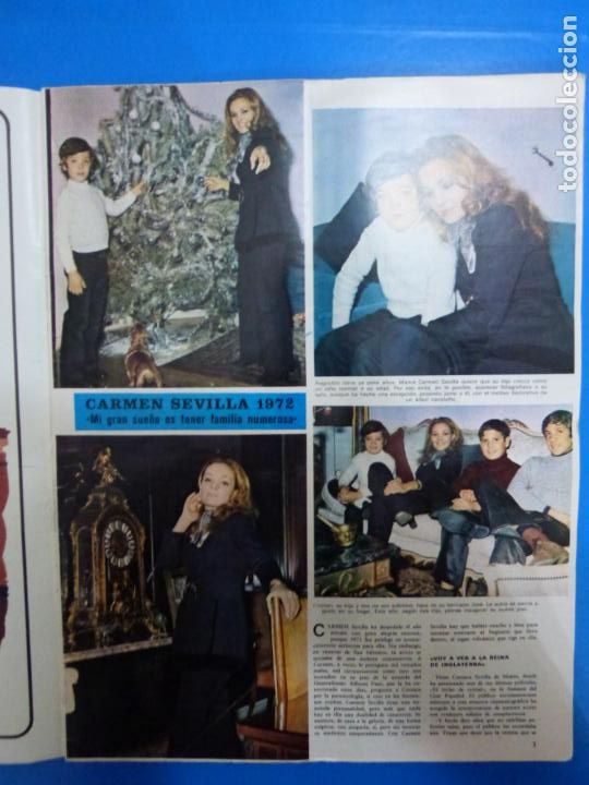 Coleccionismo de Revistas y Peri&oacute;dicos: RECORTE CLIPPING DE CARMEN SEVILLA REVISTA SEMANA N&ordm; 1665 PAG. 3 Y 4 L9