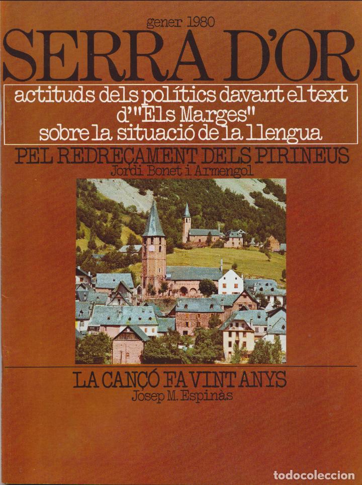 Coleccionismo de Revistas y Peri&oacute;dicos: SERRA D'OR N&ordm;244 &ndash; GENER &ndash; 1980 &ndash; CARME AGUAD&Eacute; &ndash; JOSEP M&ordf; ESPIN&Agrave;S