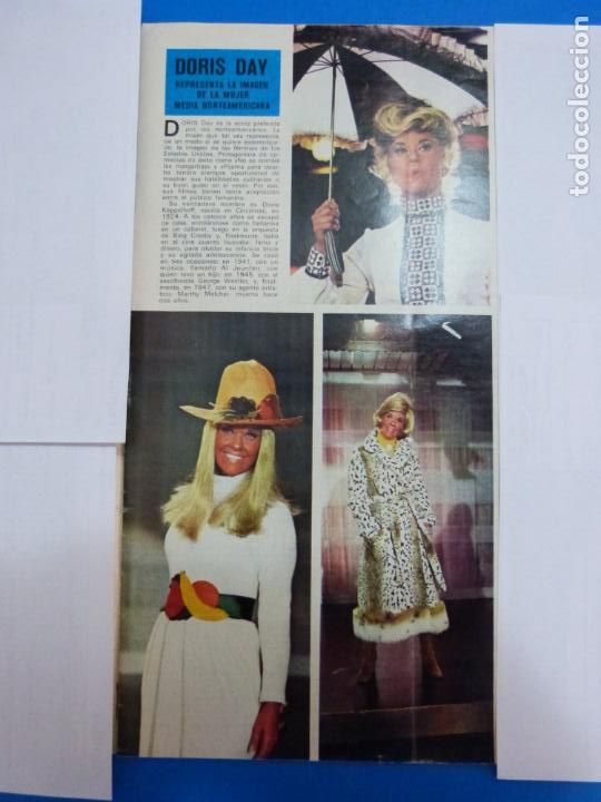 Coleccionismo de Revistas y Peri&oacute;dicos: RECORTE CLIPPING DE DORIS DAY REVISTA SEMANA N&ordm; 1669 PAG. 13 L8