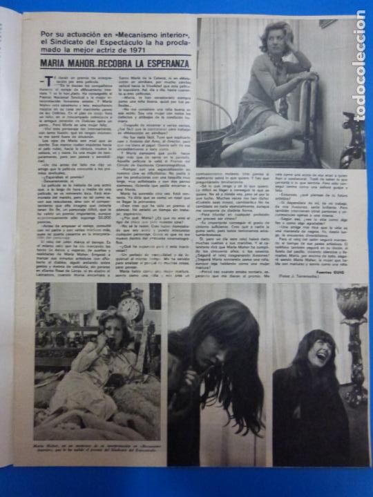Coleccionismo de Revistas y Peri&oacute;dicos: RECORTE CLIPPING DE MARIA MAHOR REVISTA SEMANA N&ordm; 1669 PAG. 5 L8