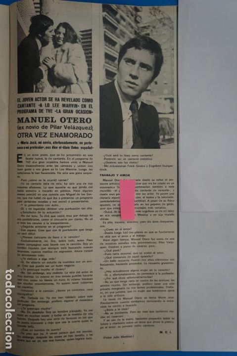 Coleccionismo de Revistas y Peri&oacute;dicos: RECORTE CLIPPING DE MANUEL OTERO REVISTA SEMANA N&ordm; 1670 PAG. 39 L8
