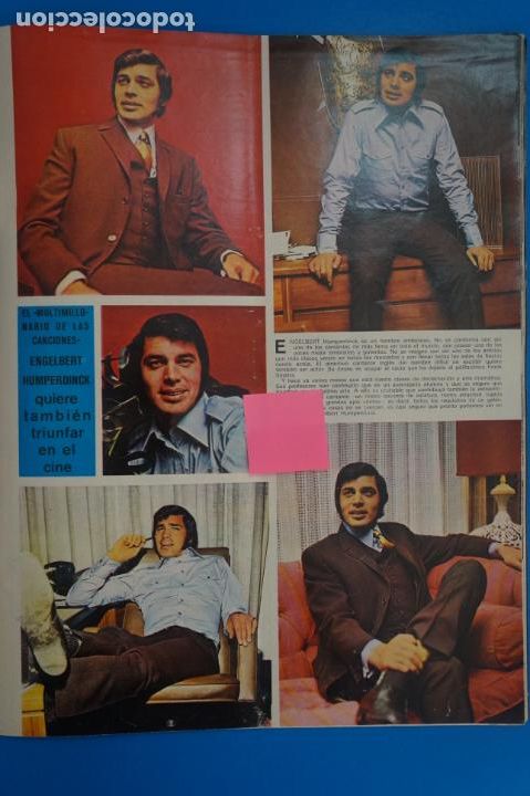 Coleccionismo de Revistas y Peri&oacute;dicos: RECORTE CLIPPING DE ENGELBERT HUMPERDINCK REVISTA SEMANA N&ordm; 1671 PAG. 31 L8