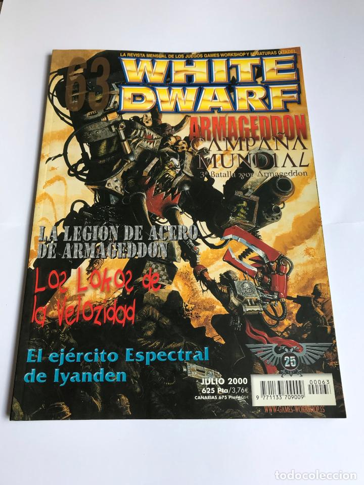 Coleccionismo de revistas y peri&oacute;dicos: CV2. REVISTA WHITE DWARF N 63 WORKSHOP