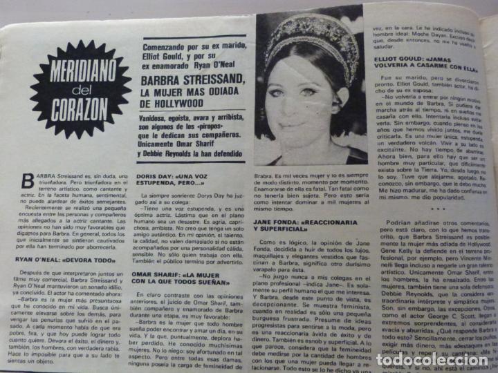 Coleccionismo de Revistas y Peri&oacute;dicos: RECORTE CLIPPING DE BARBARA STREISSAND REVISTA SEMANA N&ordm; 1820 PAG. 54 L10
