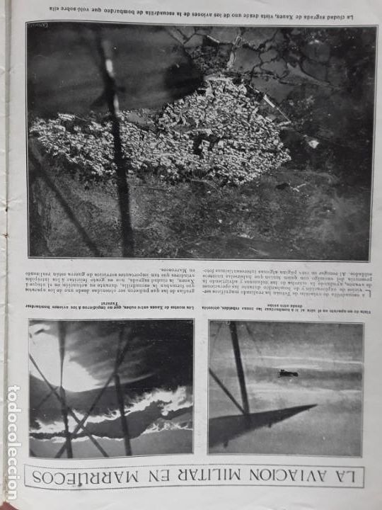 Coleccionismo de Revistas y Peri&oacute;dicos: AVIACION MILITAR MARRRUECOS VISTA AEREA XAUEN MUSICAL ZIG-ZAG PRINCIPAL PALACE BARCELONA PADUL 1922