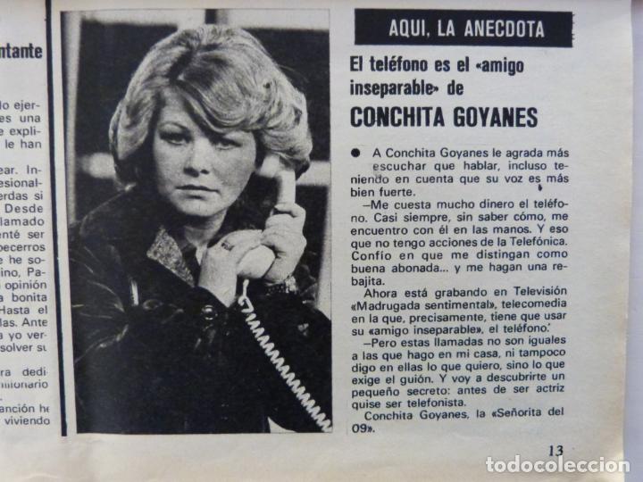 Coleccionismo de Revistas y Peri&oacute;dicos: RECORTE CLIPPING DE CONCHITA GOYANES REVISTA SEMANA N&ordm; 1820 PAG. 13 L10