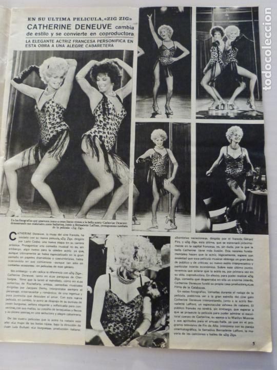Coleccionismo de Revistas y Peri&oacute;dicos: RECORTE CLIPPING DE CATHERINE DENEUVE Y BERNADETTE LAFFONT REVISTA SEMANA N&ordm; 1820 PAG. 5 L10