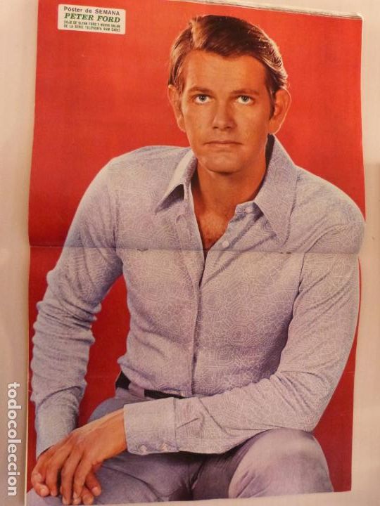 Coleccionismo de Revistas y Peri&oacute;dicos: RECORTE CLIPPING DE POSTER PETER FORD REVISTA SEMANA N&ordm; 1714 PAG. 50 Y 51 L10
