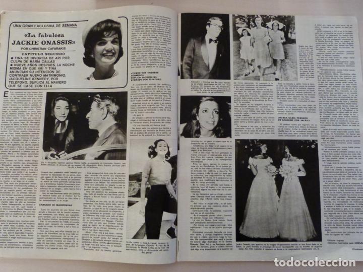 Coleccionismo de Revistas y Peri&oacute;dicos: RECORTE CLIPPING DE JACKIE ONASSIS REVISTA SEMANA N&ordm; 1714 PAG. 32 Y 33 L10
