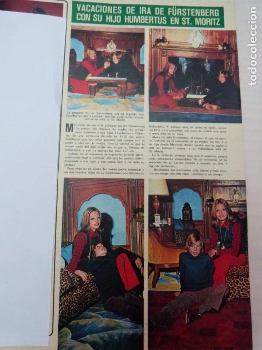 Coleccionismo de Revistas y Peri&oacute;dicos: RECORTE CLIPPING DE IRA DE FURSTENBERG Y SU HIJO HUMBERTUS REVISTA SEMANA N&ordm; 1679 PAG. 59 L10