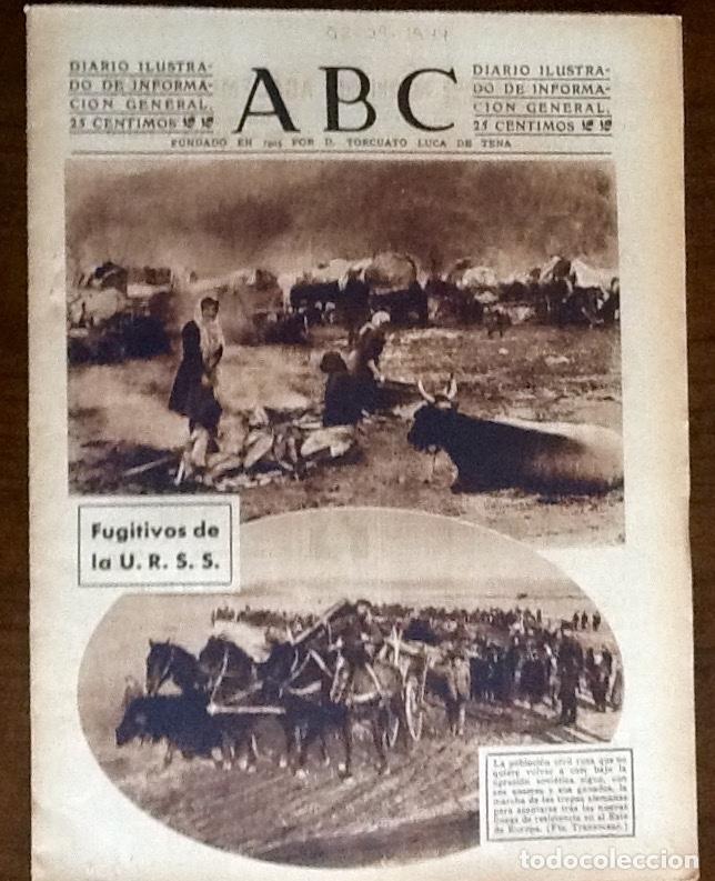 Coleccionismo de Revistas y Peri&oacute;dicos: PERIODICO - ABC 1944-. ENVIO INCLUIDO.