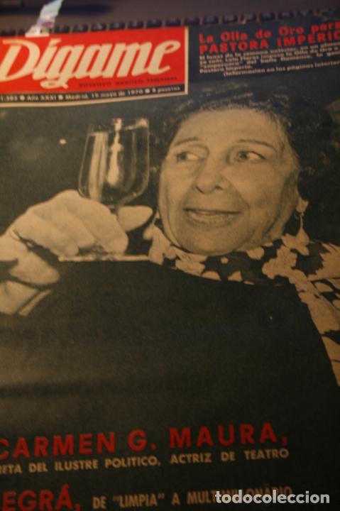 Coleccionismo de revistas y peri&oacute;dicos: PASTORA IMPERIO LOLA FLORES ENCARNA PASO ROMINA POWER AL BANO MIREILLE MATHIEU LEGRA 1970 TOROS