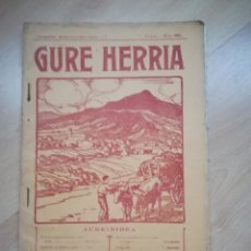 Coleccionismo de Revistas y Periódicos: GURE HERRIA. LAUGARREN URTEA Nº 3 (1924).